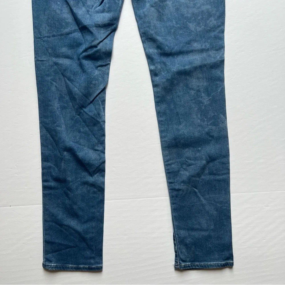 Mavi Alexa Slim Mid Rise Blue Skinny Jeans Size 28W 32L Cotton Stretch - Picture 10 of 11
